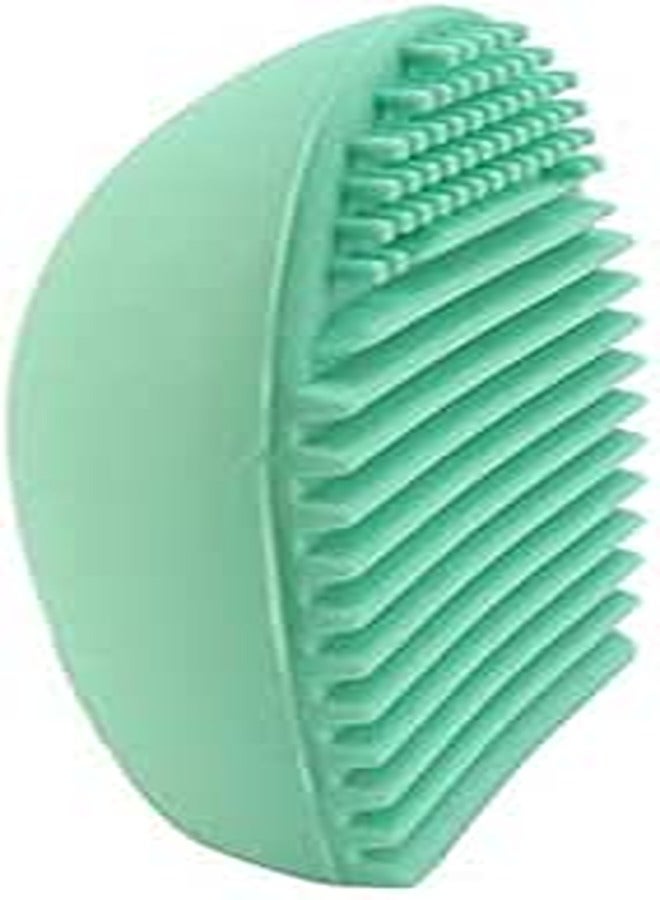 Makeup Brush Cleaner Silicone Brush Egg for Cosmetic Brushes Cleaning Tool Green