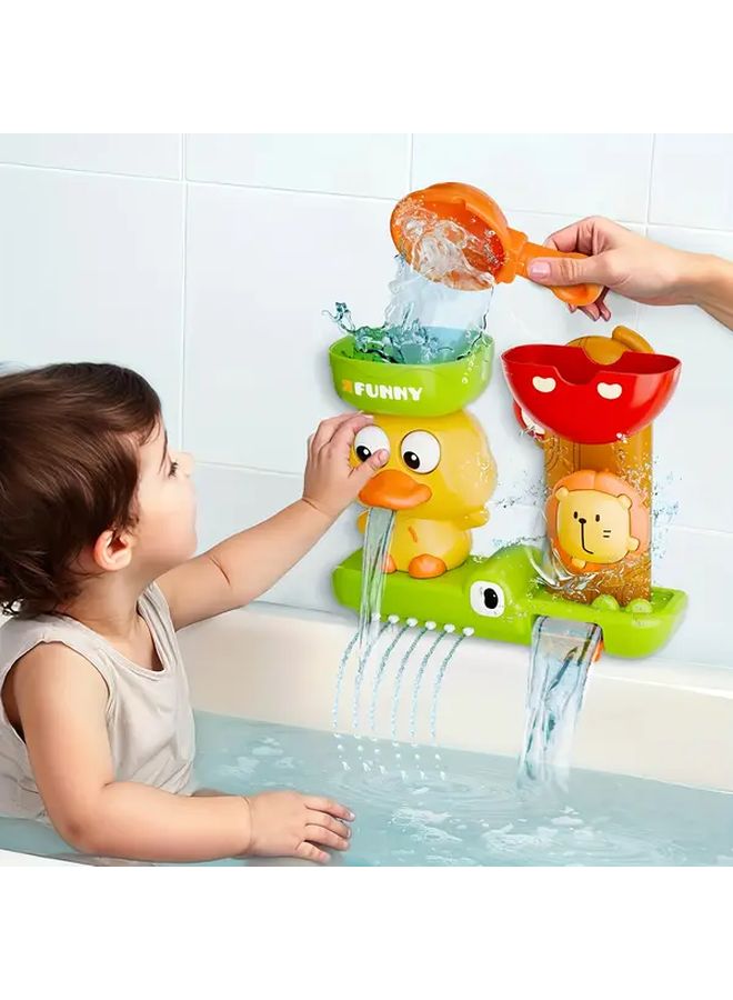Duckling Water Play Windmill Toy With Three Strong Suction Cups Bathroom Fun Toys Set Of 2 - Image 5