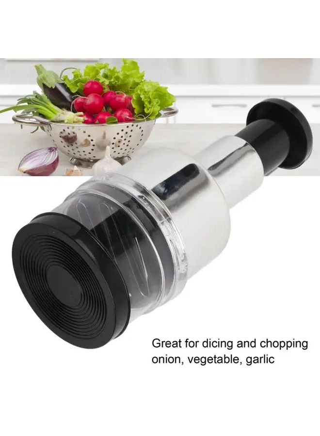 Stainless Steel Garlic Press Manual Garlic Crusher With Ergonomic Handle Heavy Duty Construction For Easy Peeling And Pressing No Electricity Needed Kitchen Dining Essential For Adult Home Cooks - Image 4