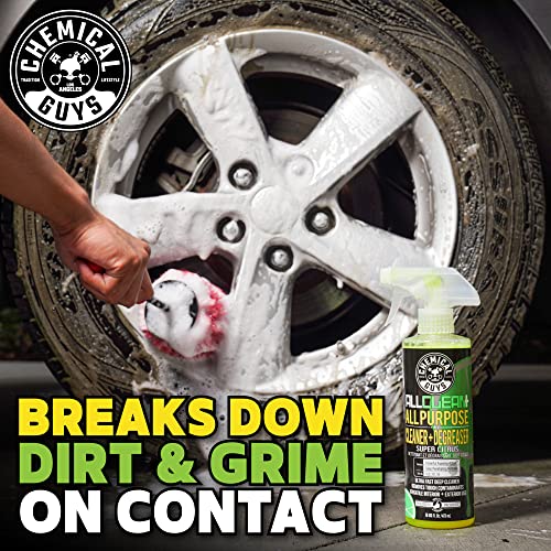 Chemical Guys CLD_101_16 All Clean+ Citrus Based All Purpose Super Cleaner, Safe for Cars, Trucks, SUVs, Motorcycles, RVs & More, 16 fl oz, Citrus Scent - Image 4