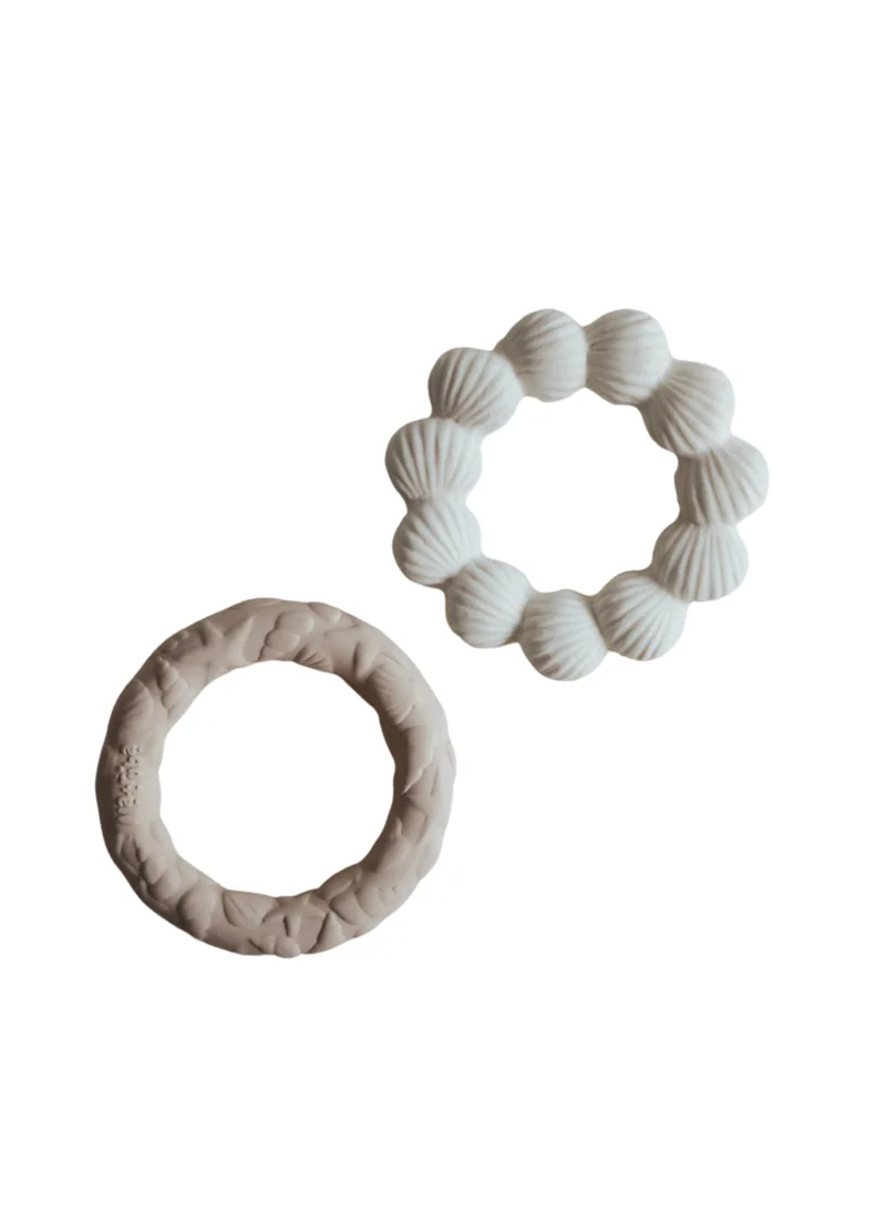 Natruba Natruba Teether Set - Ocean Ring & Shell Ring