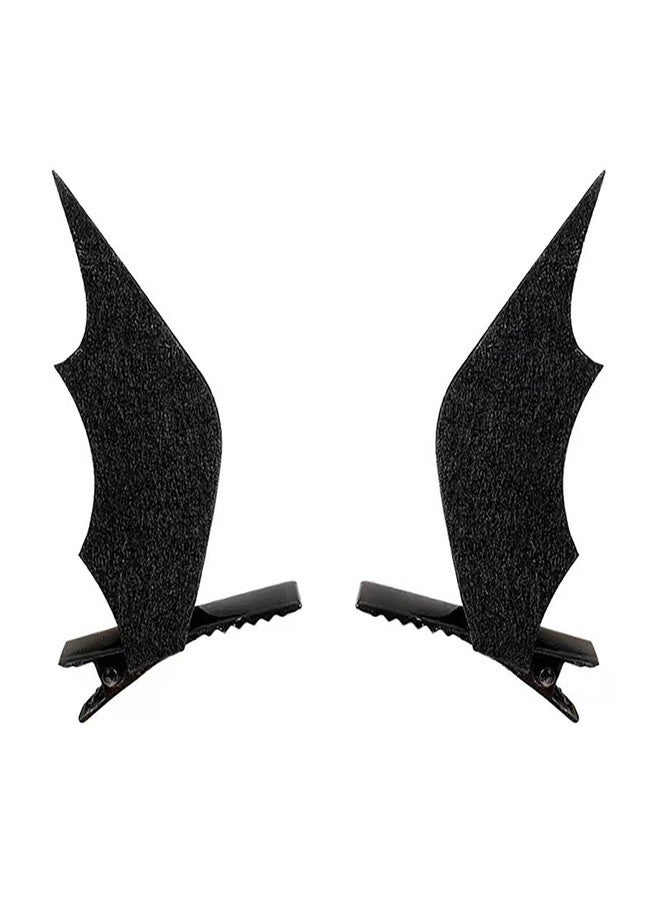 Soochat Hallowee Bat Wings Hair Clips Bat Ears Hairpin for Party Cosplay Costume Accessories - Image 1