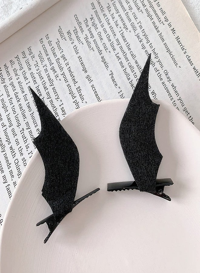 Soochat Hallowee Bat Wings Hair Clips Bat Ears Hairpin for Party Cosplay Costume Accessories - Image 4