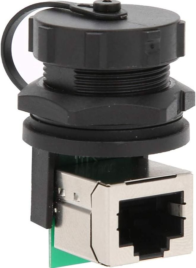 FTVOGUE IP67 RJ45 90 Degree Right Angle Adapter Double Socket Cat 7 Ethernet - Image 3