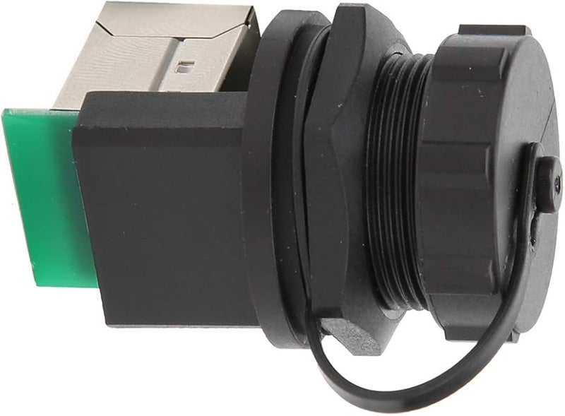FTVOGUE IP67 RJ45 90 Degree Right Angle Adapter Double Socket Cat 7 Ethernet - Image 4