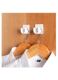 Generic 6 PCS Rod Hanging Bracket Fixer, Anti-Falling Curtain Door Shower Rod, Anti-Slip Support Frame, Stick Hook Shower Curtain Rod Frame, Non-Punching Strong Support Paste (White)  - Image 3