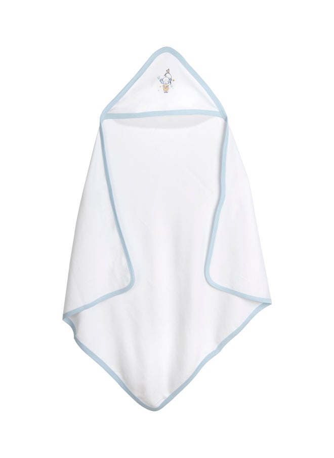 Babies Basic 100% Cotton Blanket, Receiving Blanket For New Born, 75*75Cm , Blue  - Image 1