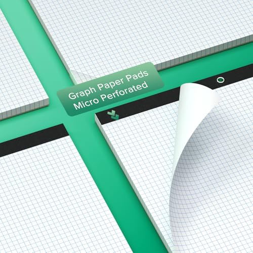 AIFLYAN Large Engineering Graph Paper 22x17, 50 Sheets Extra Large Graph Paper 17 x 22 1/4 Grid Pad, 100 GSM Blueprint Drafting Paper 4x4 Grid Paper 22x17 with Sturdy Back for Engineer Math Sketching Drafts - Image 4