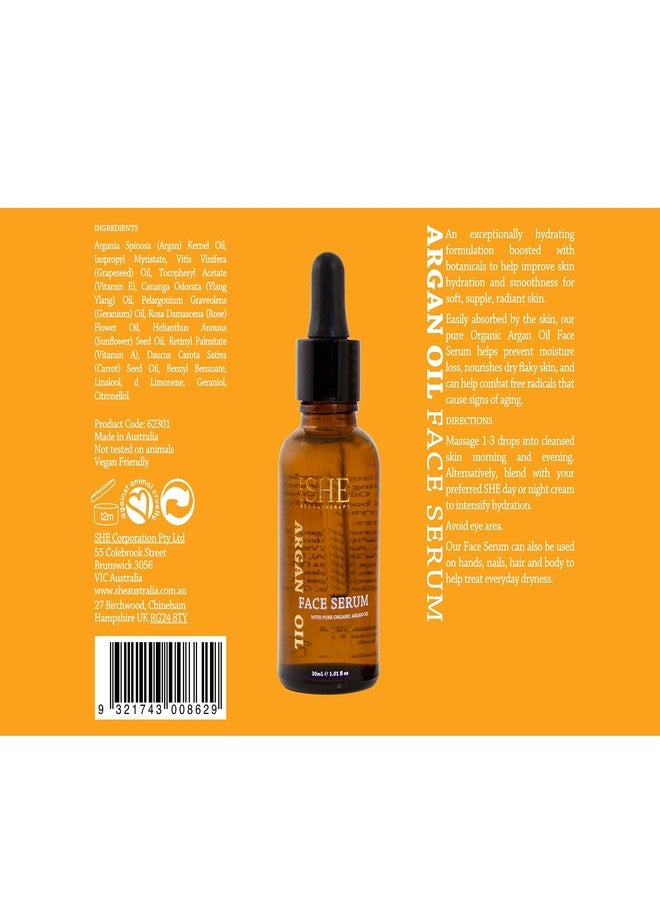 Om SHE Aromatherapy Argan Oil Face Serum - Image 3