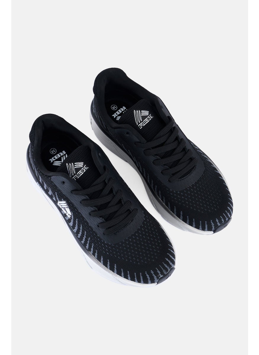 RBX - Women Lace Up Outdoor Shoes, Black - Image 1