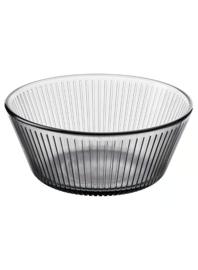 Bowl Sripe Pattern Grey Diameter 12 cm Height 5 cm - Image 1