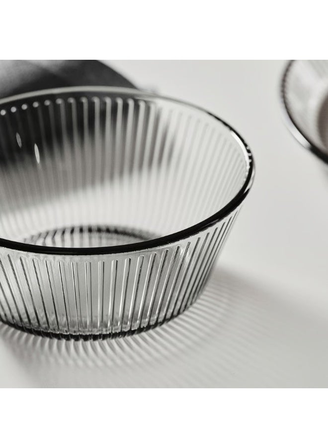 Bowl Sripe Pattern Grey Diameter 12 cm Height 5 cm - Image 3
