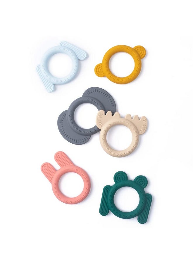 Bella Tunno - Bella Tunno Rattle Teether - Soft Silicone Teether Baby Rattle with Easy Grip, Soft Rattle, and Fun Animal Shapes to Help Soothe Baby Teething, Non-Toxic, BPA Free (Monkey) - Image 1