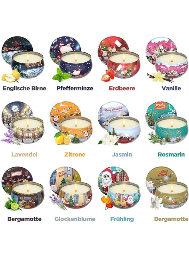 Scented Candles Gift Set of 12 - Image 3