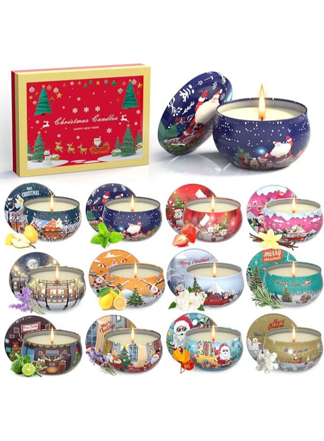 Scented Candles Gift Set of 12 - Image 1