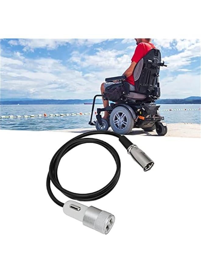 Dual Port Scooter USB Charger, 1 for 2 USB Mobility Scooter Fast Phone USB Charger, for Power Chairs, Mobility Scooters, Electric Wheelchair, E-Bike, Phone Power Accessory - Image 4