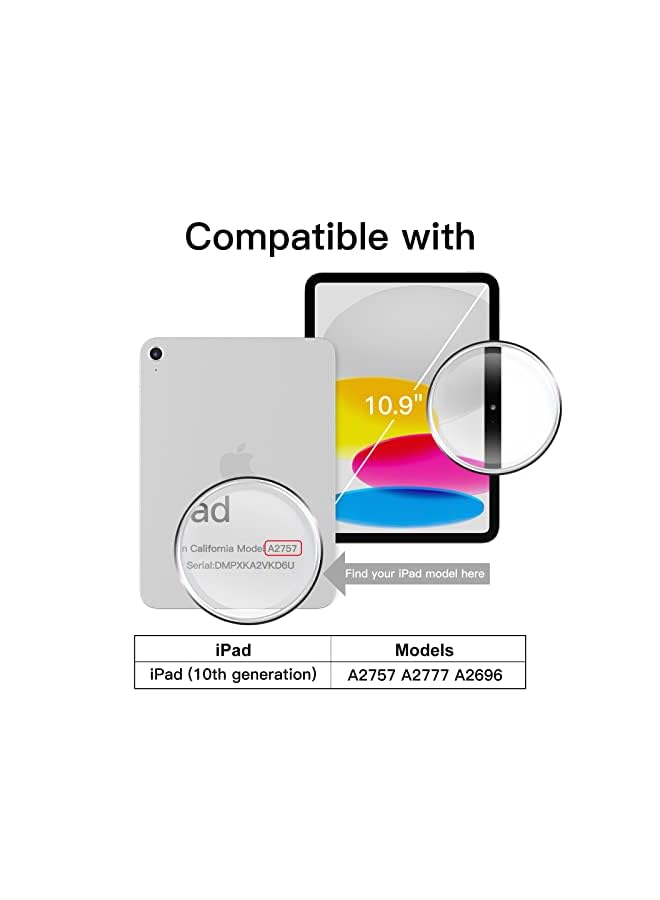 Jetech واقي شاشة One Touch Install لجهاز iPad 10 (10.9 بوصة، موديل 2022، الجيل العاشر)، طبقة زجاجية مقسّاة مع مجموعة أدوات المحاذاة التلقائية، شفاف عالي الدقة - Image 3