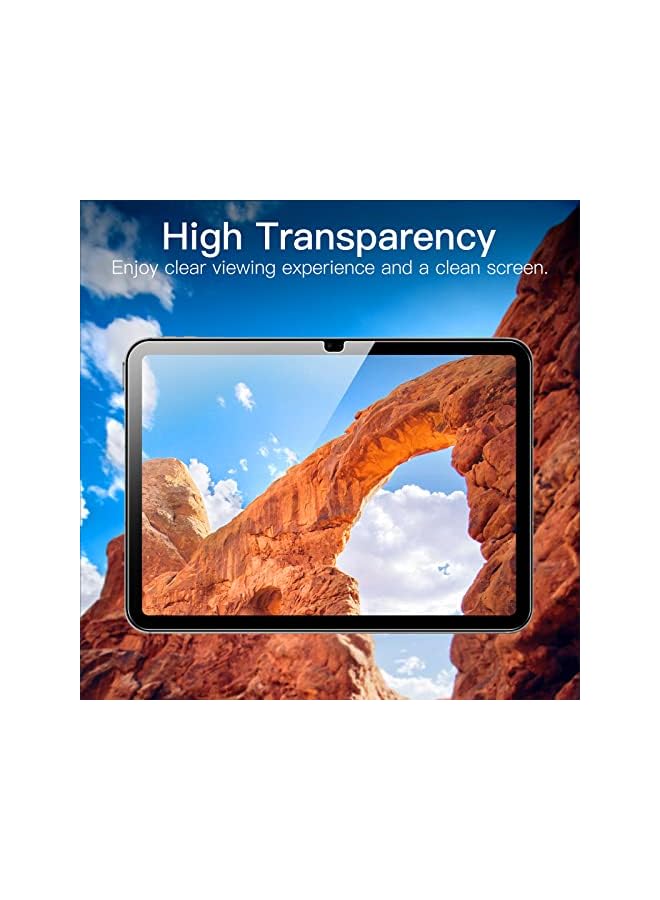 Jetech واقي شاشة One Touch Install لجهاز iPad 10 (10.9 بوصة، موديل 2022، الجيل العاشر)، طبقة زجاجية مقسّاة مع مجموعة أدوات المحاذاة التلقائية، شفاف عالي الدقة - Image 5