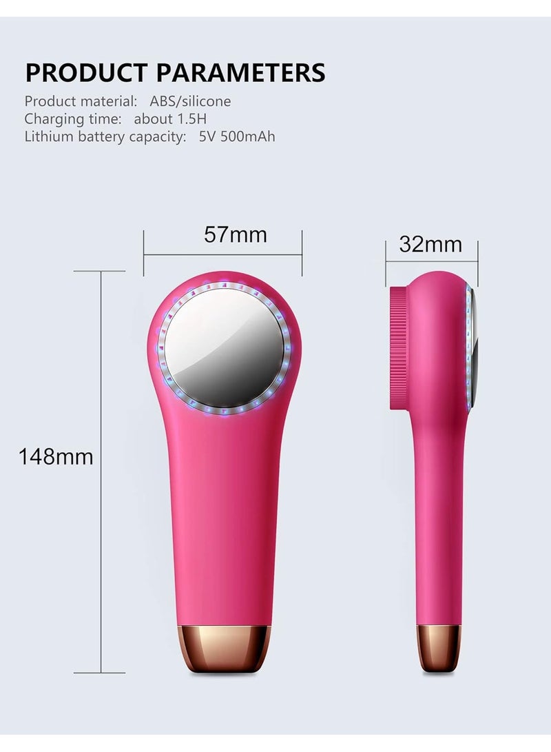 general 3in1 Heat and Cool Silicone Face Brushes for Cleansing and Exfoliating Sonic Facial Scrubber Exfoliator Brush - Image 2