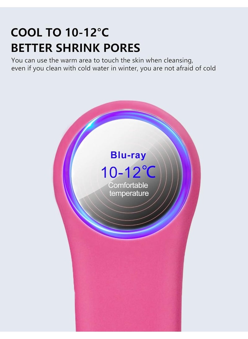 general 3in1 Heat and Cool Silicone Face Brushes for Cleansing and Exfoliating Sonic Facial Scrubber Exfoliator Brush - Image 3