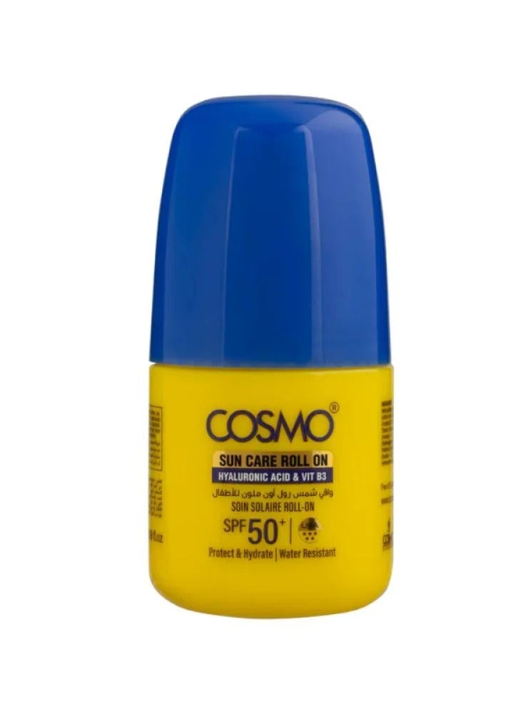 كوزمو واقي شمس رول اون للأطفال SPF 50 يحتوي على حمض الهيالورونيك و فيتامين B3 50 مل 