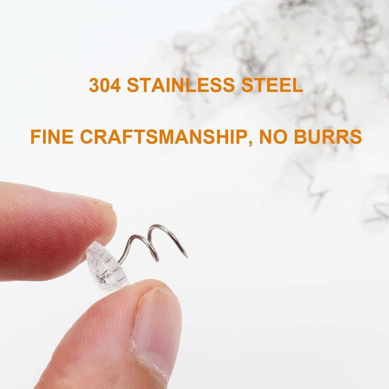 CANWUPON 120 Pcs Upholstery Tacks Bed Skirt Pins Twist - Bedskirt Fabric Pins or Holders Screws for Furniture Bed Skirt and Headliner, Sofa Covers - Image 3