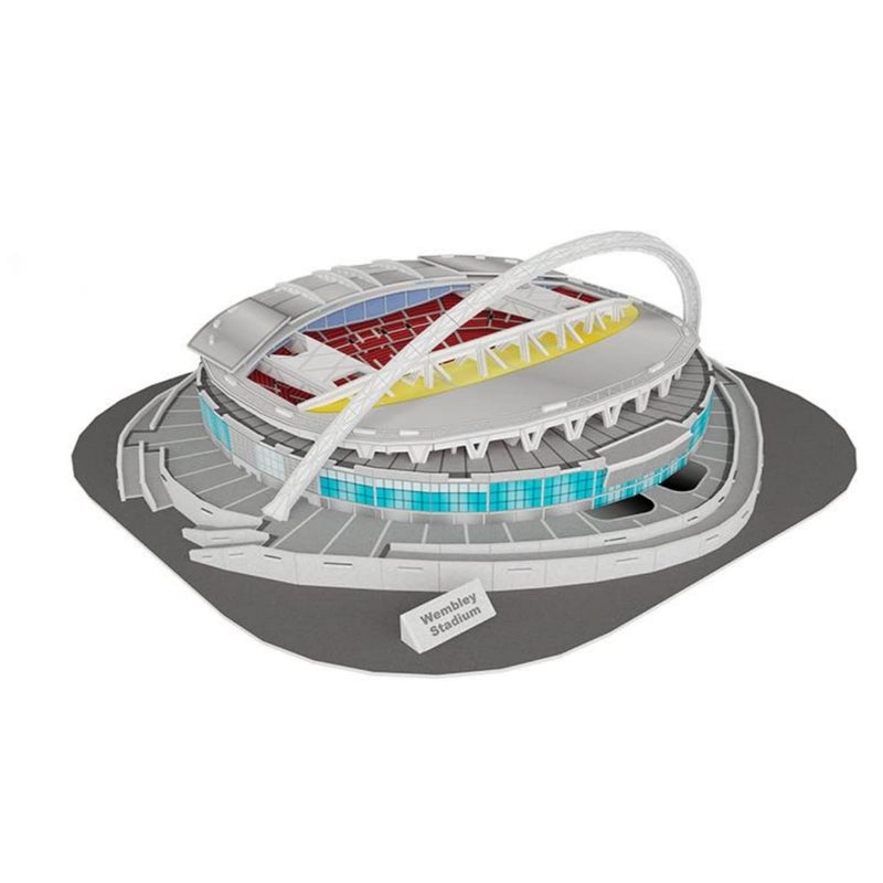 ISFIBA Classic Football Stadium Puzzle3D Puzzle Soccer Club Venues3D Paper Model Building Puzzle Kit Soccer Stadium Souvenir GiftHandmade Puzzle OrnamentsCardboard Model Wembley Stadium - Image 2