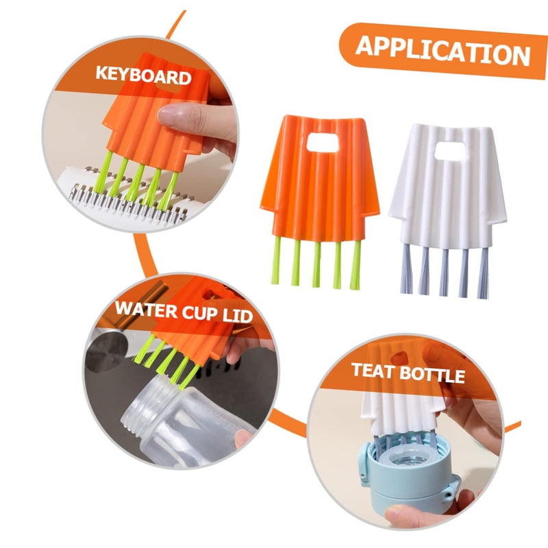 4pcs Multi Use Groove Cleaning Brushes For Cups Lids Stains Removal 1 Pack - Image 3