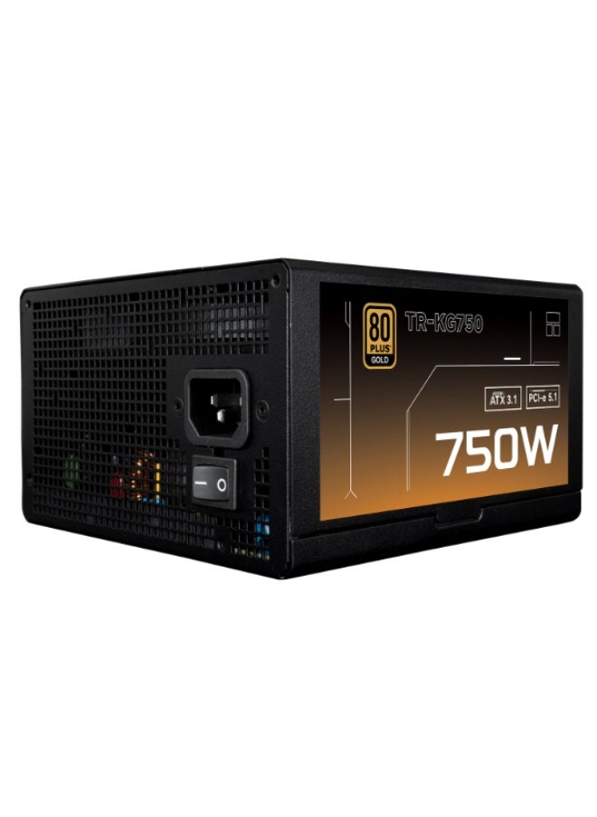 Thermalright THERMAL RIGHT TR-KG750 80+ Gold modular PSU, ATX 3.1 - Black  - Image 2