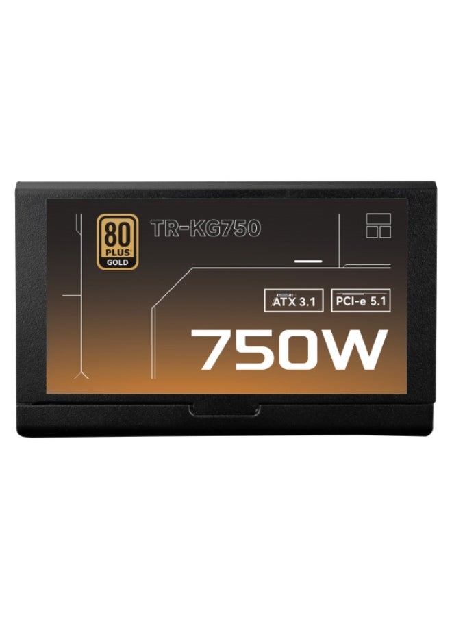 Thermalright THERMAL RIGHT TR-KG750 80+ Gold modular PSU, ATX 3.1 - Black  - Image 5
