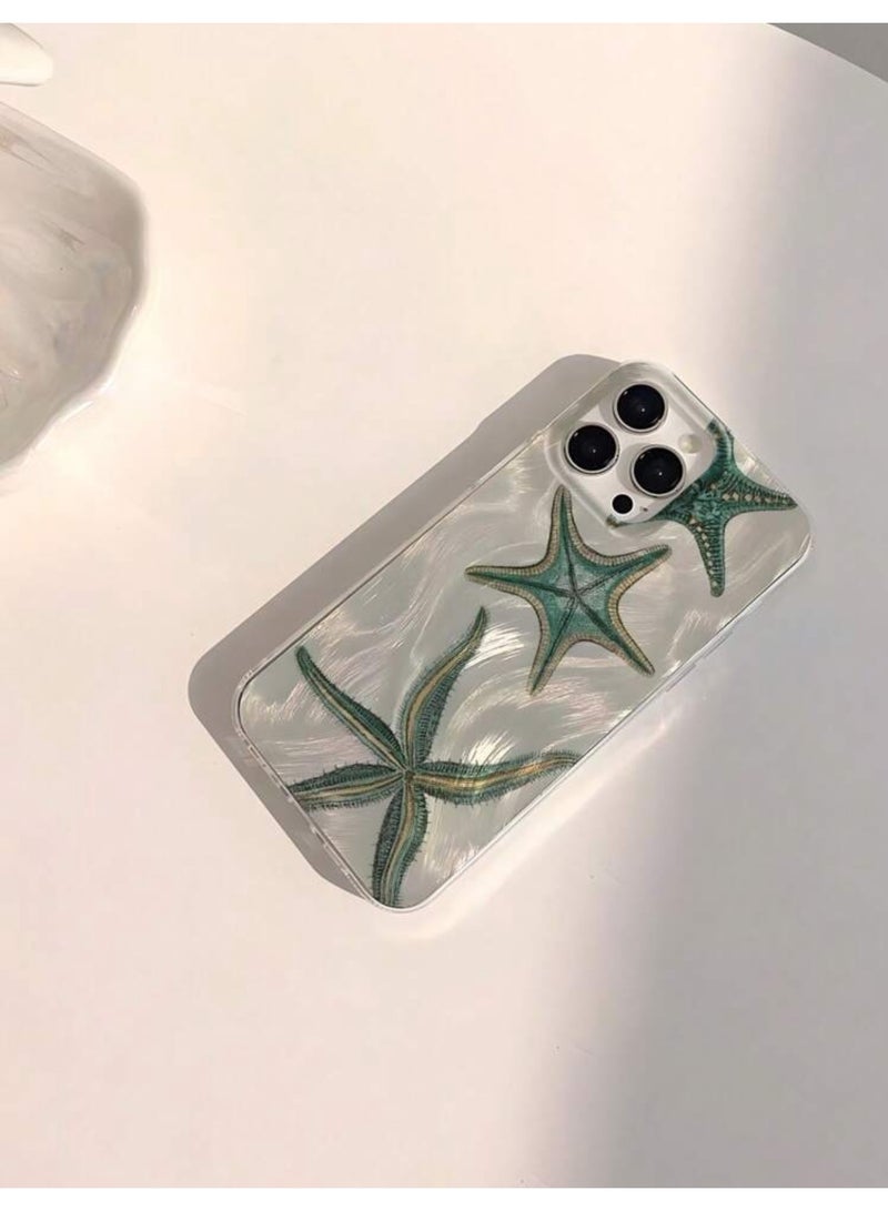 Elegance Iphone Case Cover For Iphone 13 Pro Anti-Slip With Amazing Starfish Design - Image 2