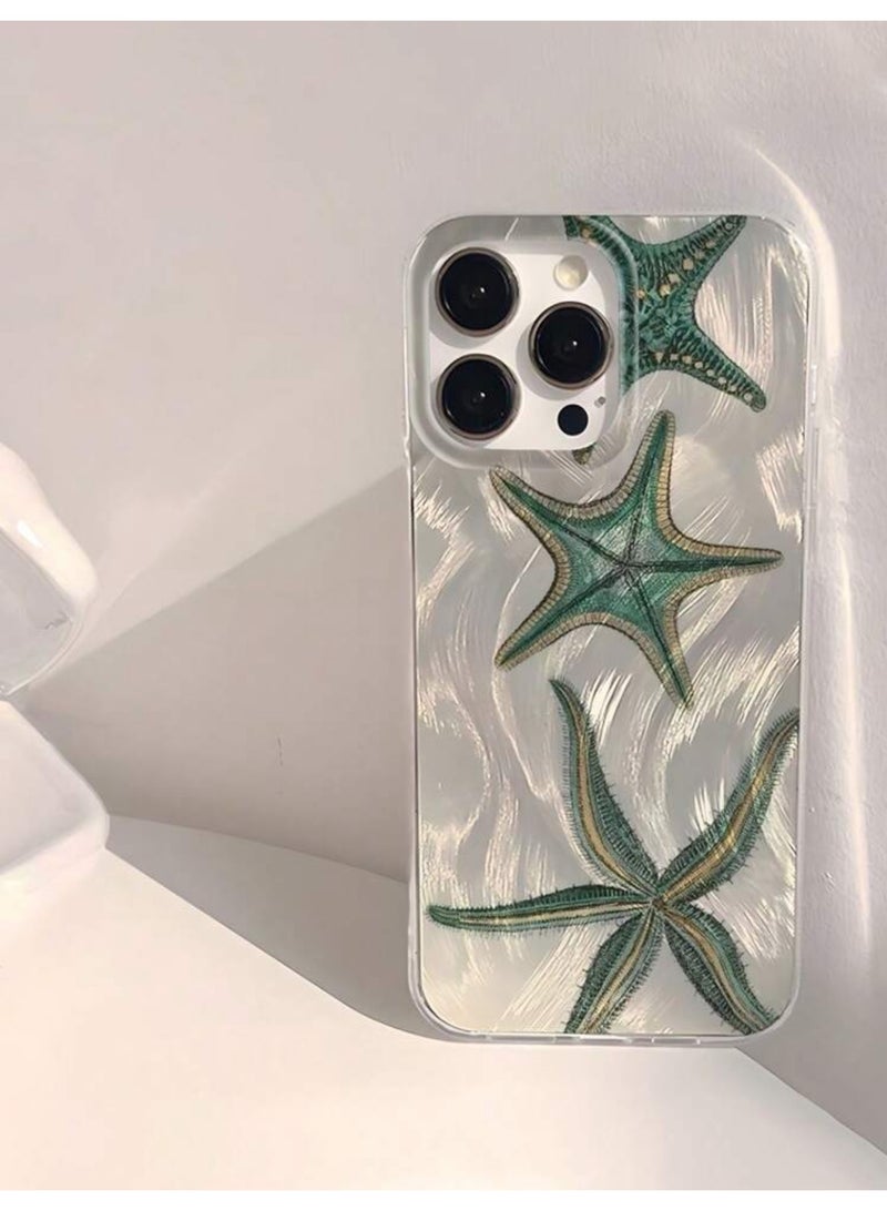 Elegance Iphone Case Cover For Iphone 13 Pro Anti-Slip With Amazing Starfish Design - Image 1