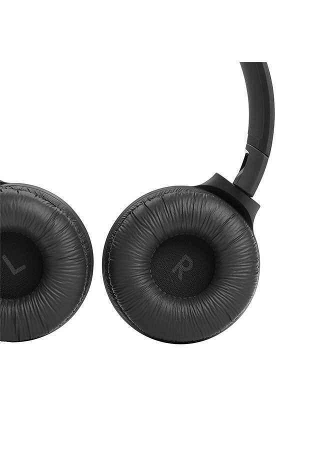 Tune 510BT Wireless On-Ear Headphones with Pure Bass Sound 40H Battery Speed Charge Usb TypeC Foldable Black - Image 3