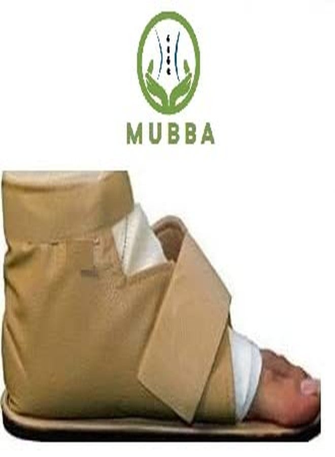 حذاء MUBBA للجبس الطبي للقدم ودعم الكاحل التقويمي، غطاء جبس الساق قابل للتعديل، مقاس (متوسط) - Image 4