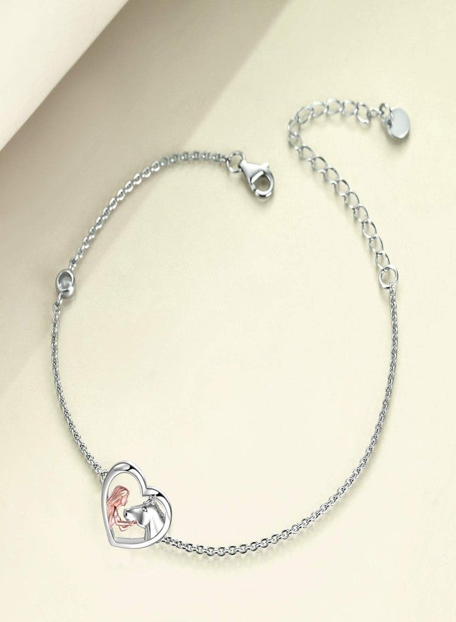 YFN Horse Jewelry Gift 925 Sterling Silver Women Horse Adjustable Bracelet for Women - Image 3