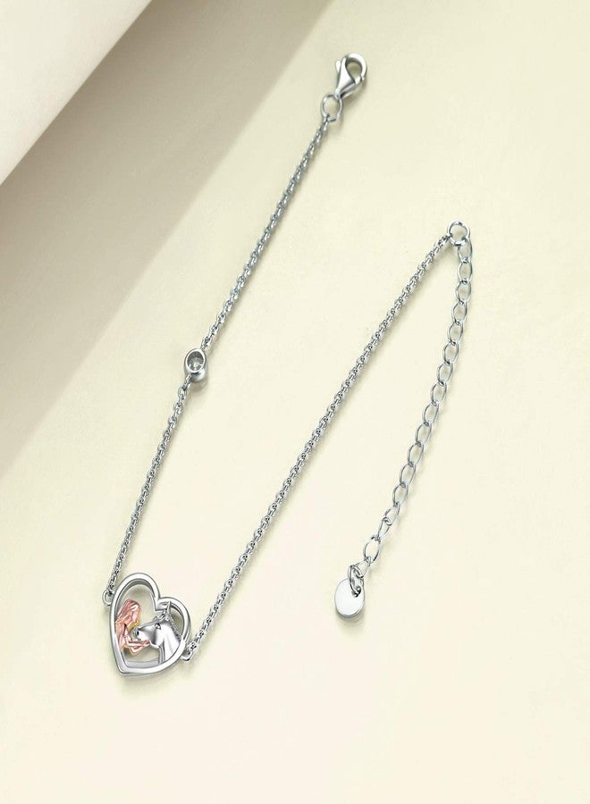 YFN Horse Jewelry Gift 925 Sterling Silver Women Horse Adjustable Bracelet for Women - Image 2