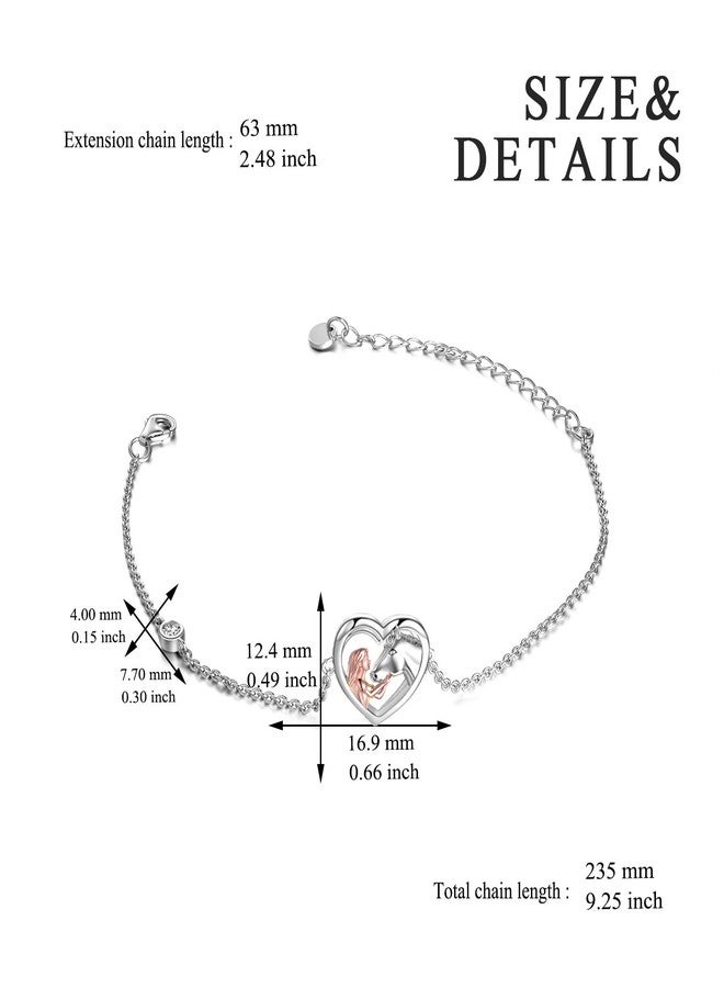 YFN Horse Jewelry Gift 925 Sterling Silver Women Horse Adjustable Bracelet for Women - Image 4