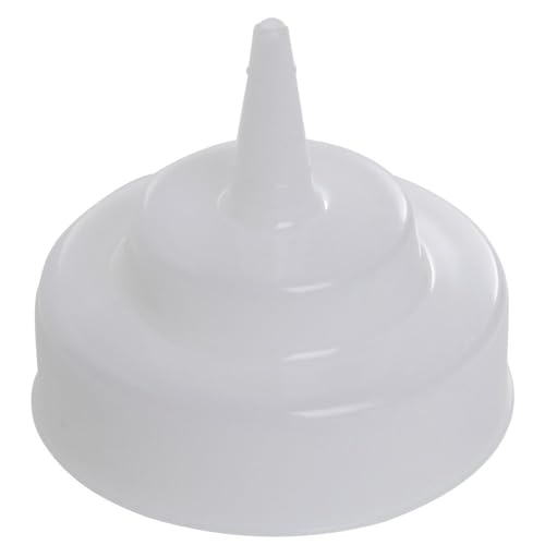 TableCraft 63TC Cone Tip Top fits All 63mm WideMouth Squeeze Bottles Dishwasher Safe Natural NSF Made in USA - Image 3