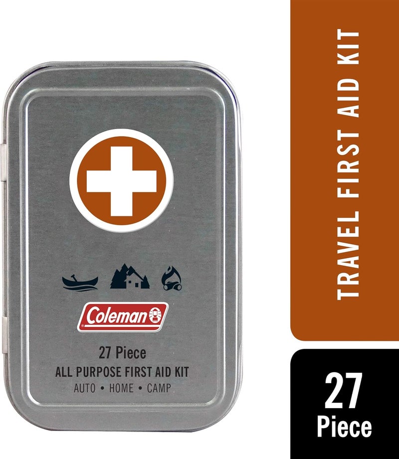 Coleman All Purpose Mini First Aid Kit 27Piece Assortment for Emergency Kit TravelFriendly LatexFree Bandages and More - Image 3