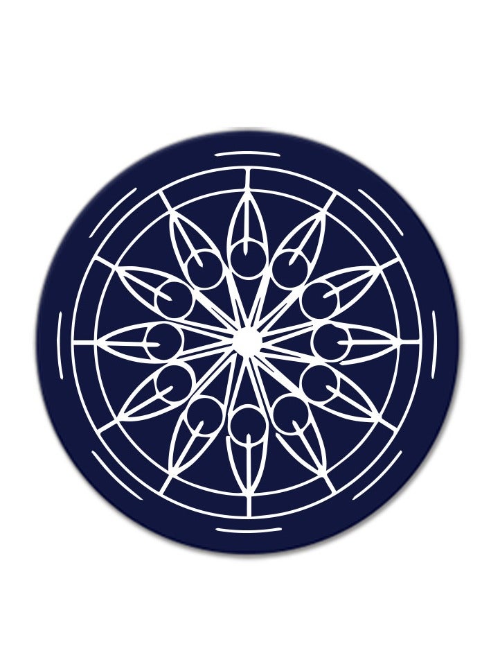 EBMINI New Creative Circular Silicone Coaster 