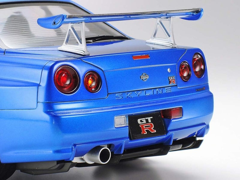 Tamiya طقم نموذج تاميا نيسان سكايلاين GT-R R34 V-Spec II بمقياس 1/24 24258 - Image 2