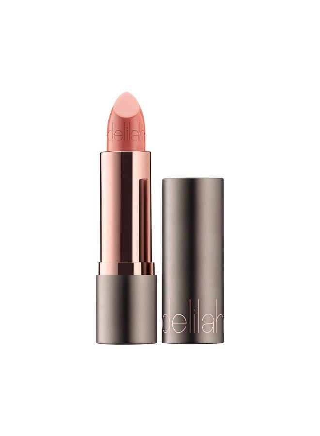 delilah  Colour Intense Cream Lipstick Delivers Instant Color Payoff Nourishes And Protects Lips Semi Matte Finish Glides On Smoothly Vegan Friendly Paraben Free Foxy 0.13 Oz - Image 2