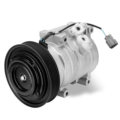 YEHERIT AC Compressor with Clutch with Clutch Compatible with Honda Accord 2003-2007, Odyssey 2005-2007, Pilot 2005-2008, Ridgeline & Acura MDX TL, 3.0L 3.2L 3.5L w/One Plug - Image 1