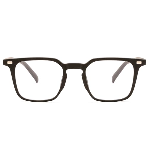 Karsaer Bluecut & Antiglare Computer Eyeglasses For Eye Protection and Strain For Men & Women | Medium | Square E1392 - Image 2