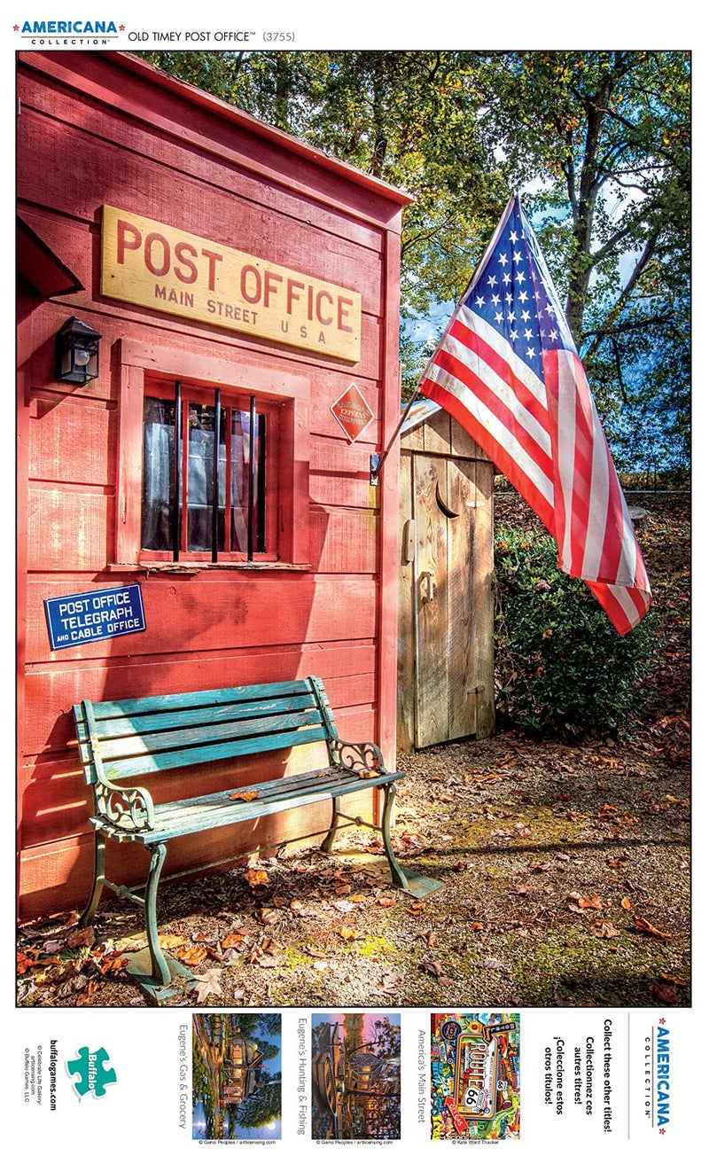 بافلو جايمز Buffalo Games - احتفل معرض الحياة - Old Timey Post Office - 500 قطعة بانورامزو للألغاز للبالغين تحدي اللغز المثالي لليالي اللعبة - حجم اللغز النهائي هو 21.25 × 15.00 - Image 5