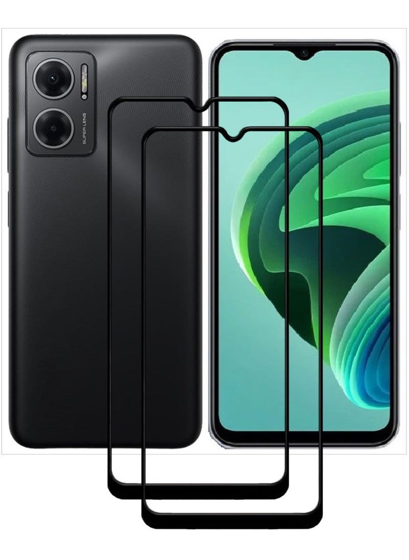 ACLIX 2 Pieces Antistatic ESD Dustproof Premium Quality High Definition Tempered Glass Screen Protector Designed For Xiaomi Redmi Note 11E - Image 1