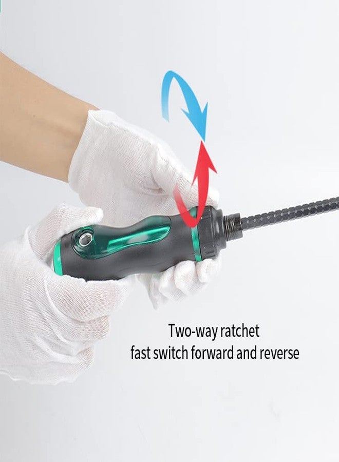 Dayalu 2 in 1 Reversible Ratchet Screwdriver with Length Adjustable Professional Repair Tool for Multipurpose Application, Screwdriver with Flat & Phillips Head Repair Tool - Image 4