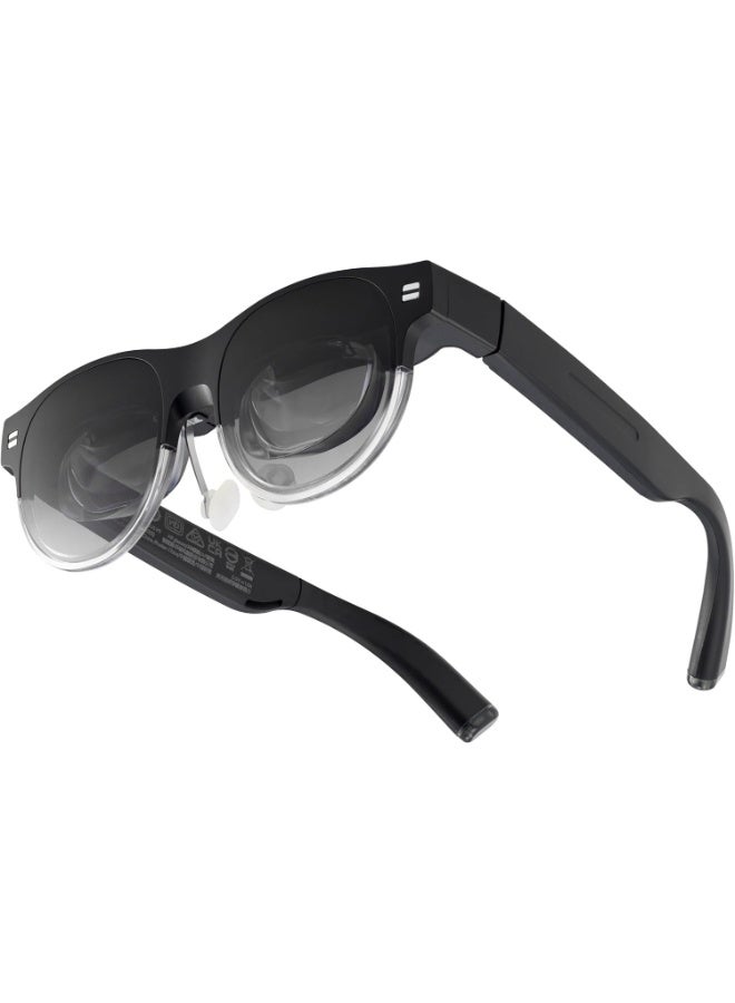 ASUS AirVision M1 Wearable Monitor Smart Glasses - 100 inch Virtual Display, 1100 nits, 95% DCI-P3, Type-C Connectivity for Laptop/PC/ROG Ally, 87g Lightweight, TÜV Rheinland Certified Black - Image 1
