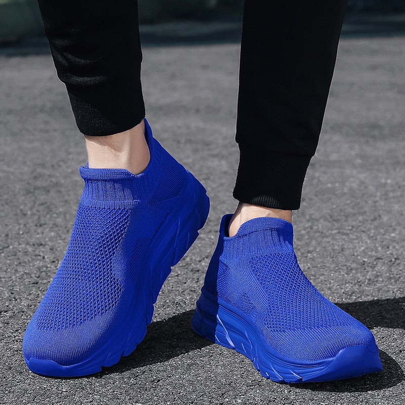 Socks Shoes Women'S Cold Soak New Soft Sole Lightweight Slip-On Men'S Walking Shoes Thick Sole Mesh High-Height Shoes Trendy Shoes - Image 5