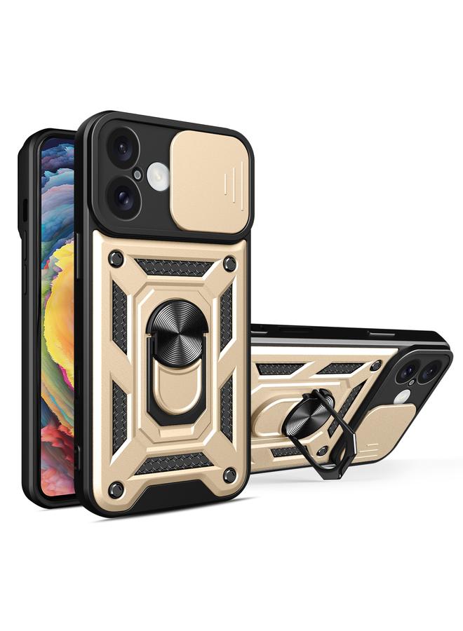 S-TOP Case For iPhone 16 Sliding Camera Cover Design TPU+PC Phone Case - Image 1